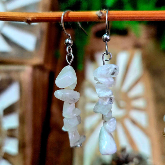 Pendientes Piedra Luna – Equilibrio, Intuición y Energía Femenina