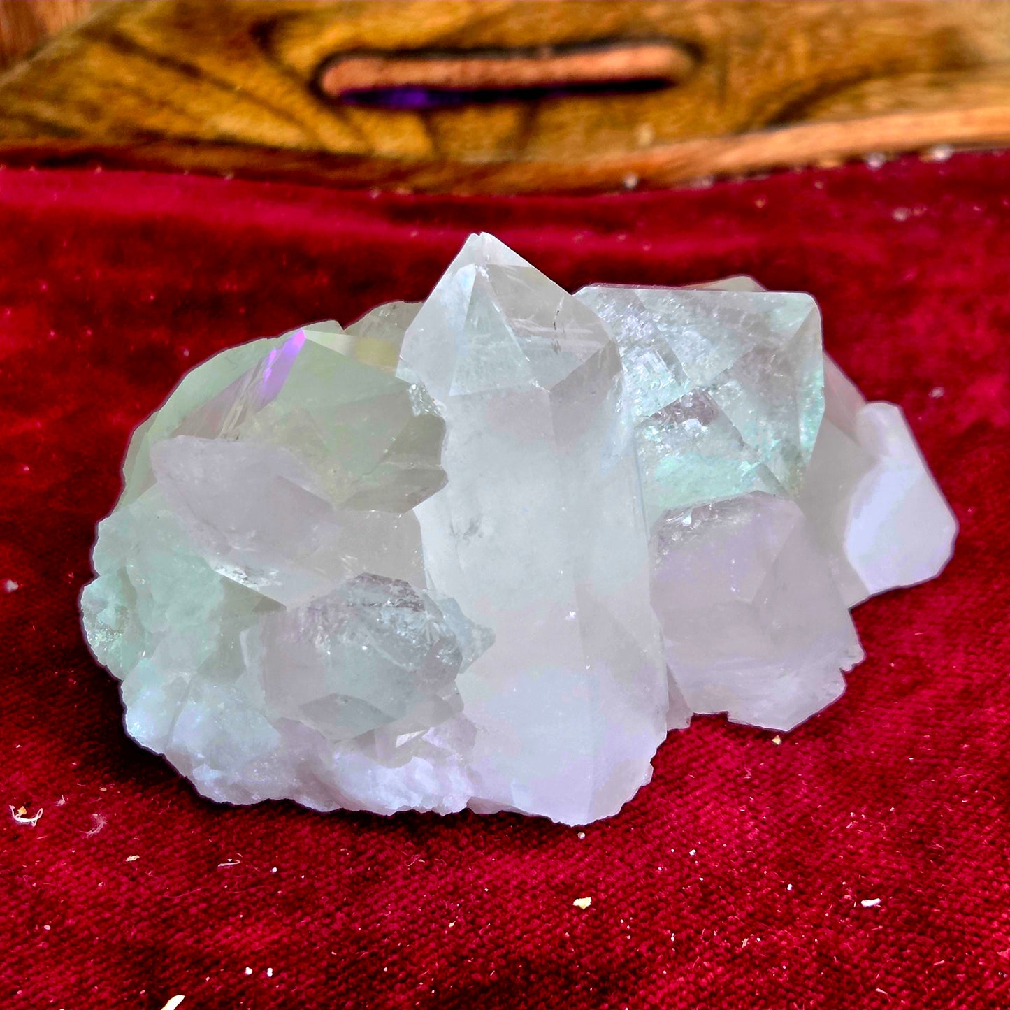 Drusa de Cuarzo Cristal 226g – Amplificador de Energía y Purificación