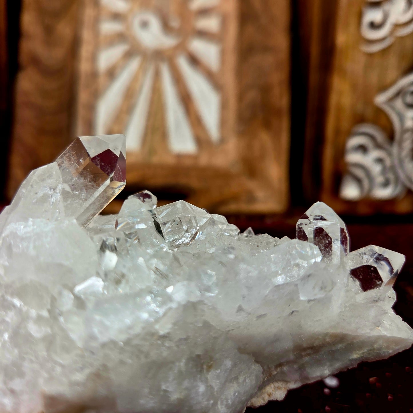Drusa de Cuarzo Cristal 242g