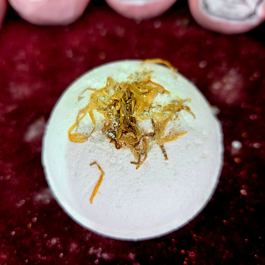 Bomba de Baño Energizante - Limón / Jengibre / Aguacate / Naranja / Caléndula