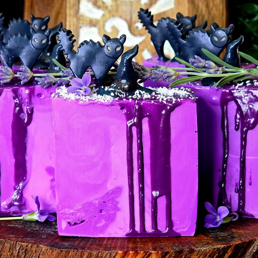 Jabón Hechizo de bruja - Aceite de Coco / Extracto de Lavanda