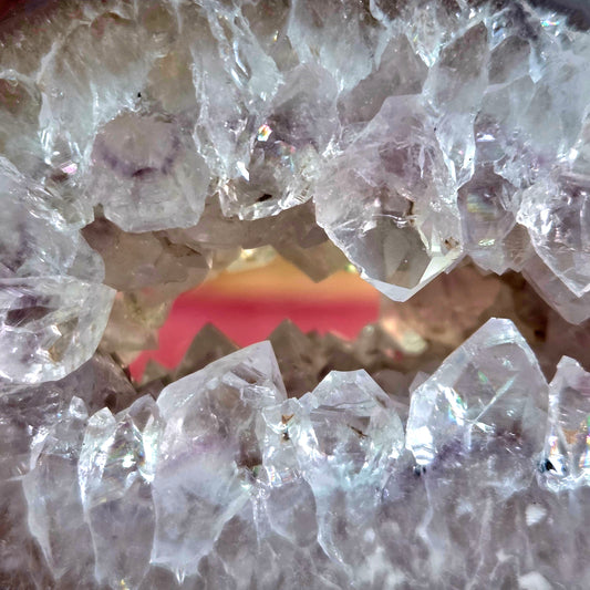 Geoda de Ágata 312g – Equilibrio, Protección y Armonía Emocional