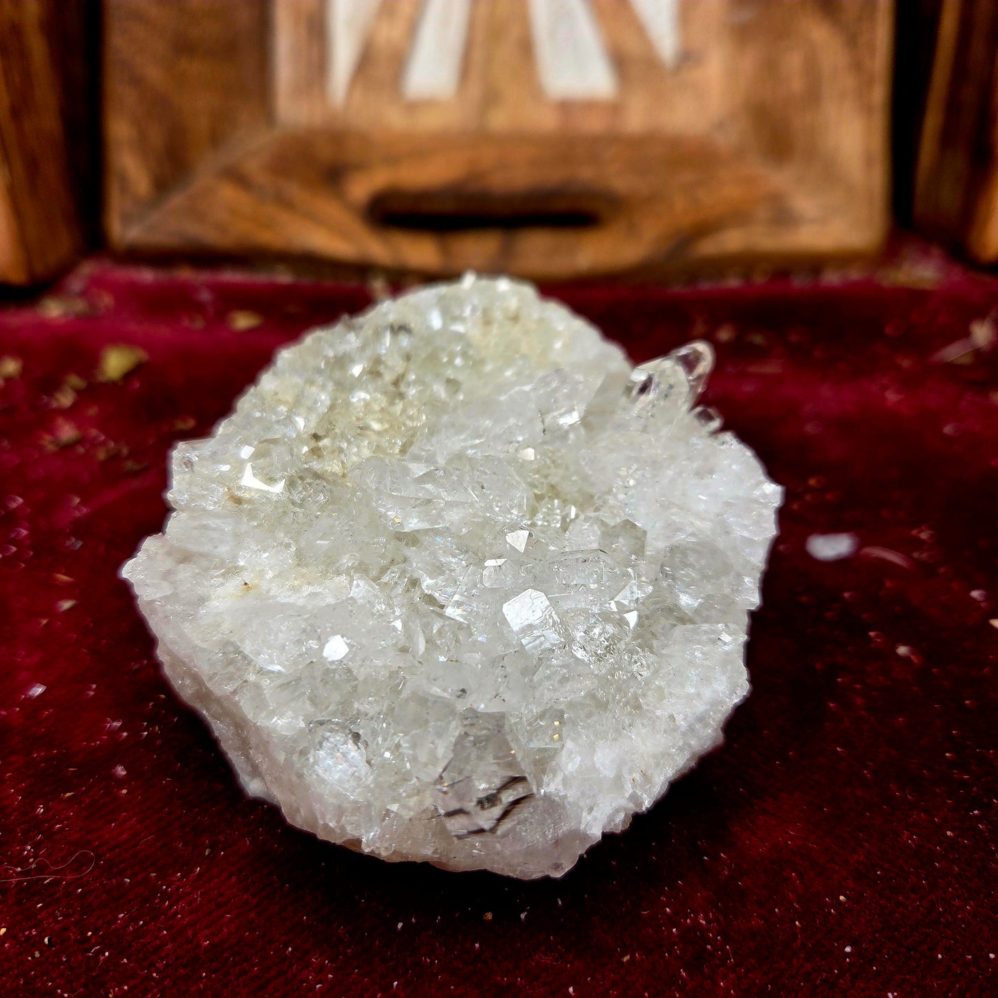 Drusa de Cuarzo Cristal 215g
