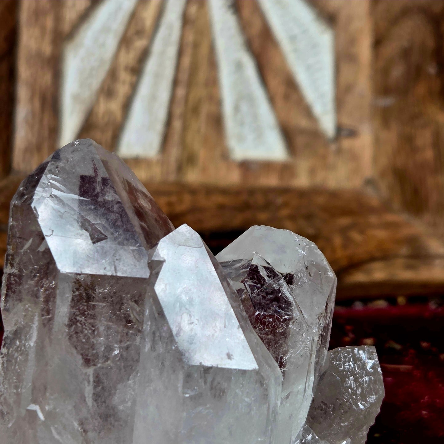 Drusa de Cuarzo Cristal 188g