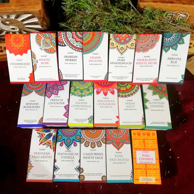 Aceites Aromáticos Naturales y energéticos para Quemador y Difusores arcania artesania