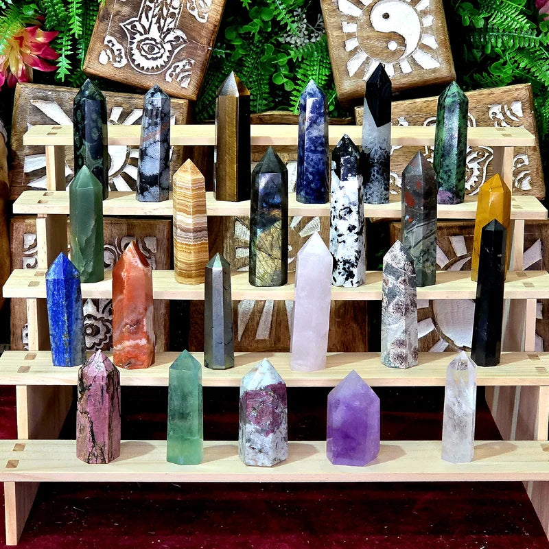 Puntas de minerales naturales, calidad extra tamaño grande arcania artesania