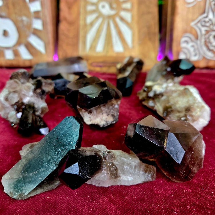 DRUSAS DE CUARZO AHUMADO