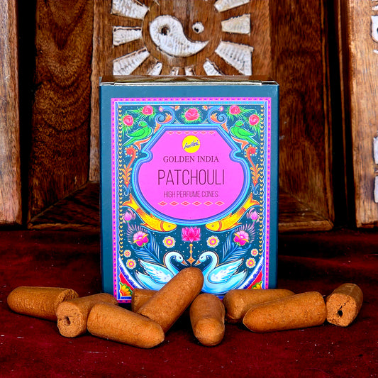 Cono de Reflujo Patchouli - Relajación / Amor / Pasión / Concentración