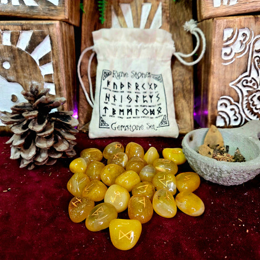 Runas de Bruja de Ónix Amarillo