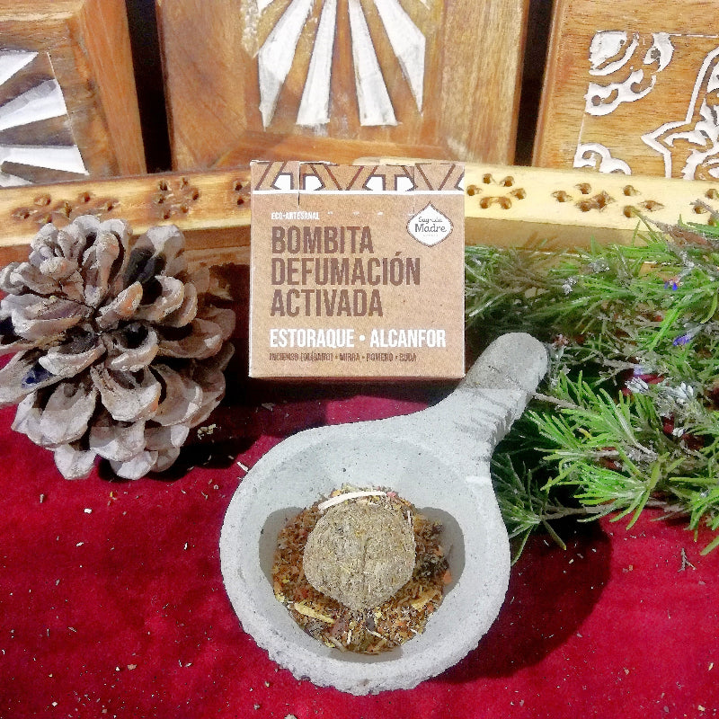 Bombita de Estoraque y Alcanfor Escudo Protector Energia Positiva Equilibrio Despejar