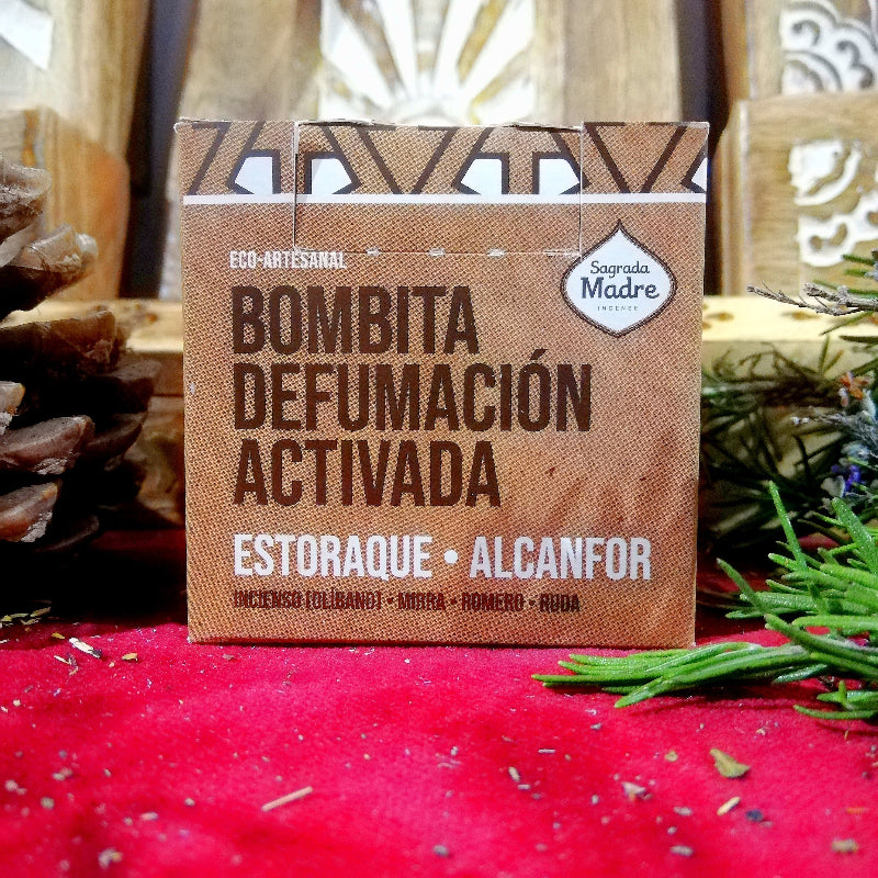 Bombita de Estoraque y Alcanfor Escudo Protector Energia Positiva Equilibrio Despejar