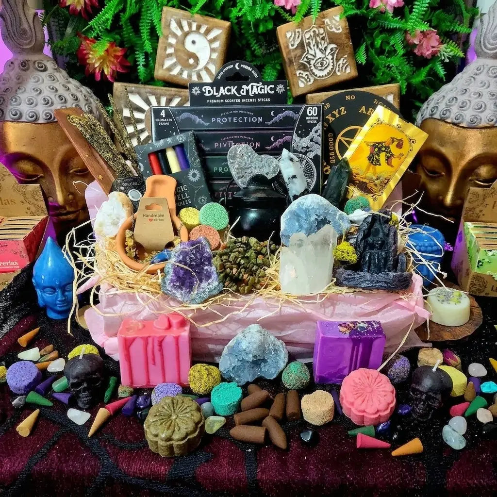 Caja Sorpresa Super XXL con Inciensos, Minerales y Cosmética Natural