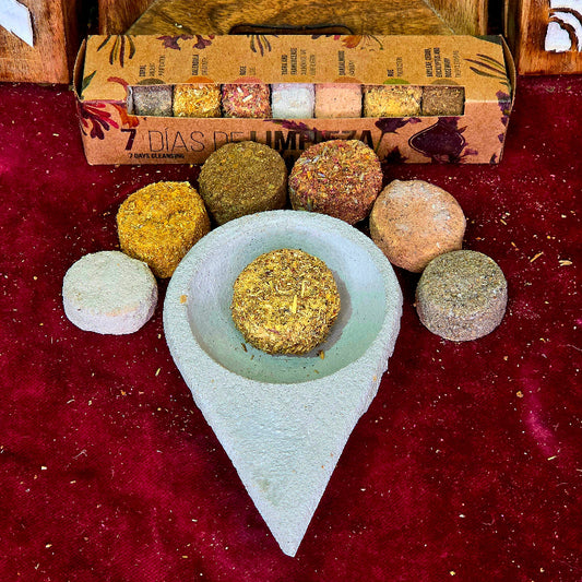 Carbones 7 dias Sagrada Madre Ritual completo de limpieza energetica