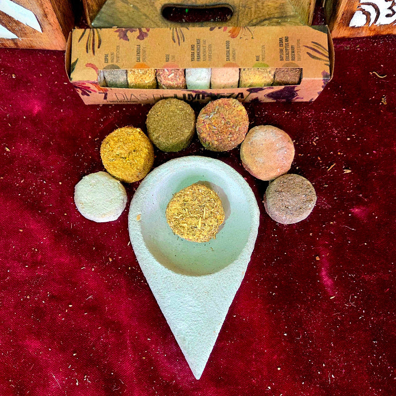 Carbones 7 dias Sagrada Madre Ritual completo de limpieza energetica