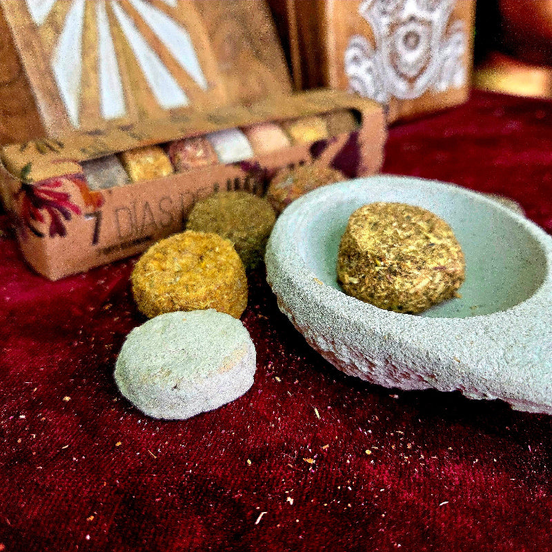 Carbones 7 dias Sagrada Madre Ritual completo de limpieza energetica