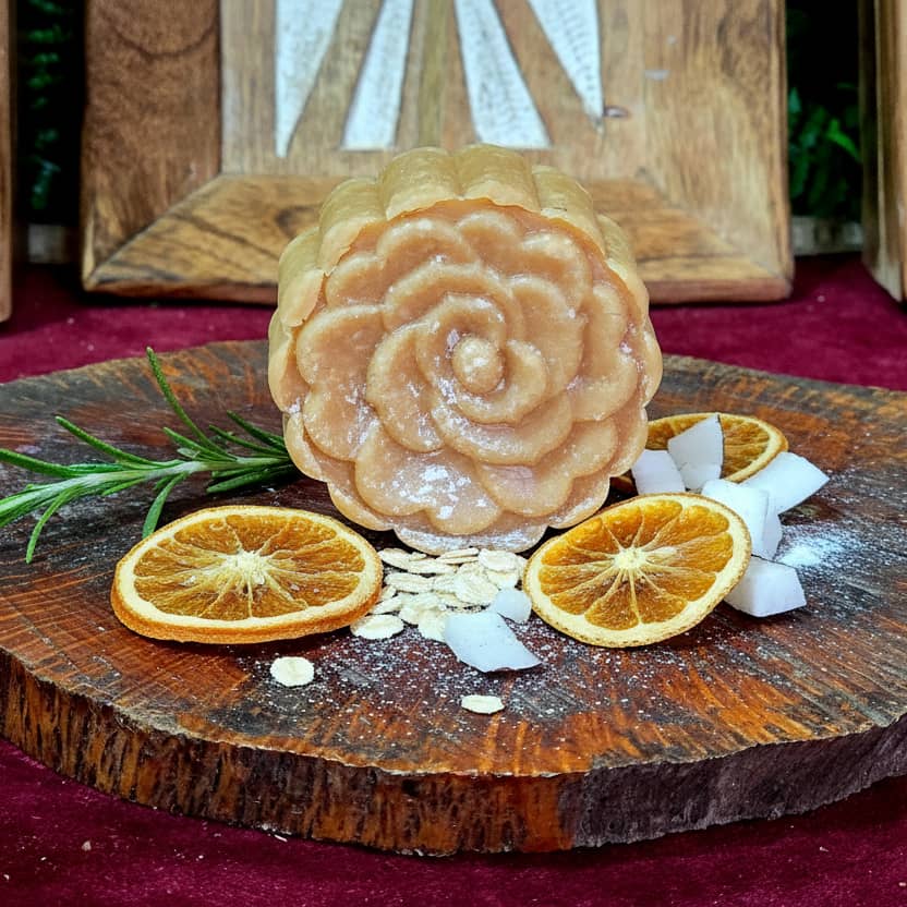 Champú Sólido Natural Brillo y Fuerza - Manteca de Karité / Colágeno, arcania artesanía