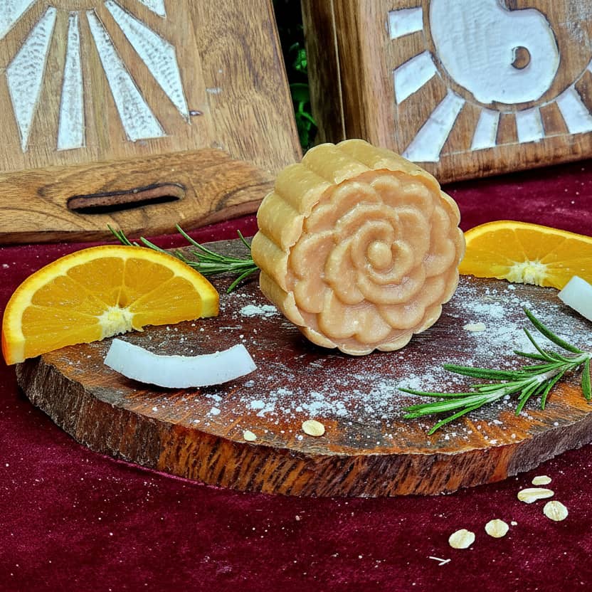 Champú Sólido Natural Brillo y Fuerza - Manteca de Karité / Colágeno, arcania artesanía