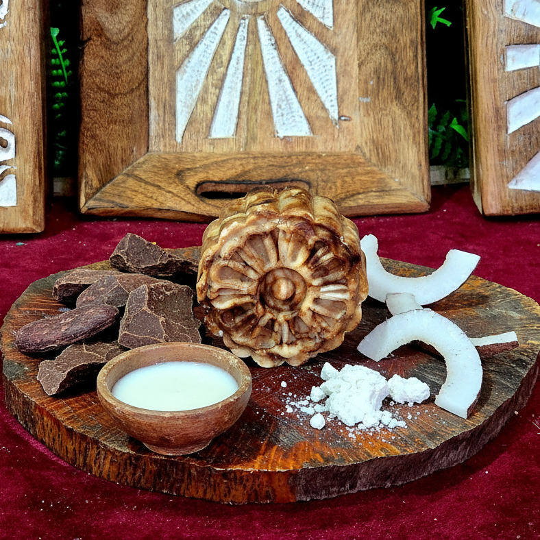 Champu Solido Natural Cabello Seco Leche de Cabra Manteca de Cacao