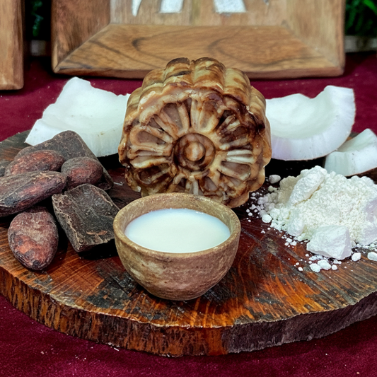 Champu Solido Natural Cabello Seco Leche de Cabra Manteca de Cacao
