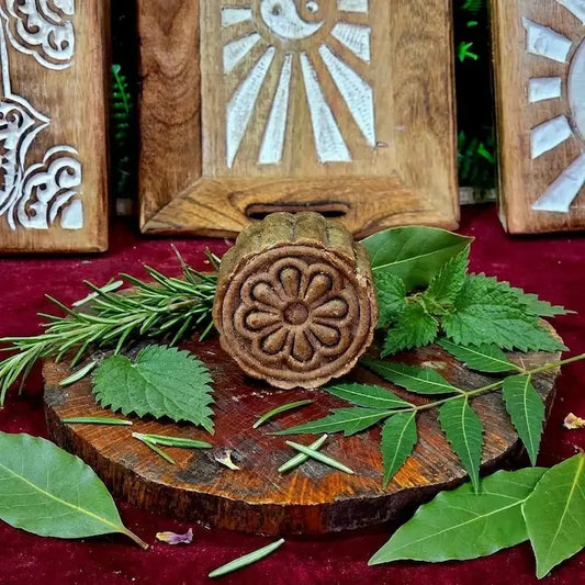 Champu Solido Natural Para Mascotas Ortiga Romero Neem Arbol del Te hecho a mano arcania artesania