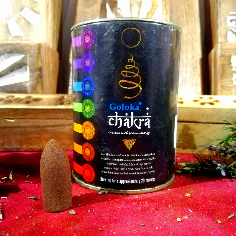 Conos de incienso Reflujo 7 Chakras - Equilibra tus centros energéticos