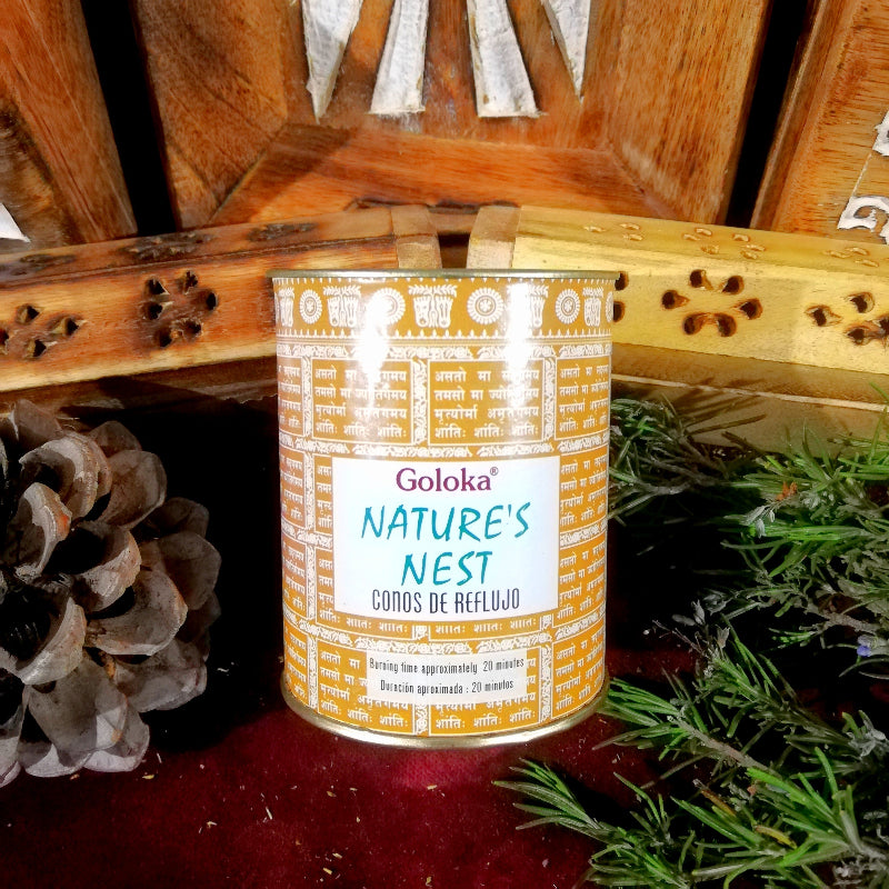 Conos de incienso Reflujo Nature Nest Concentracion Relajacion / Conexion Espiritual