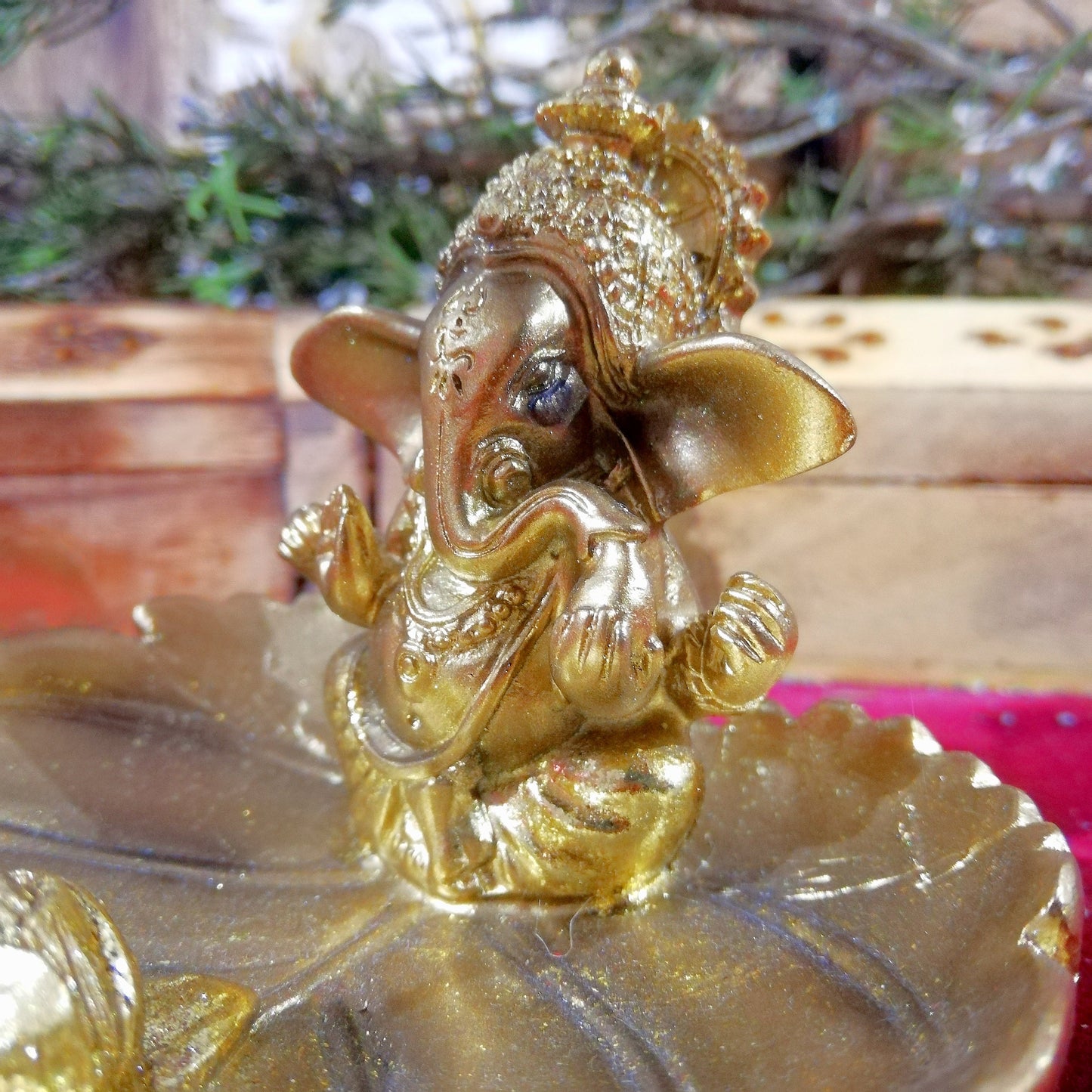 Quemador Ganesha Dorada