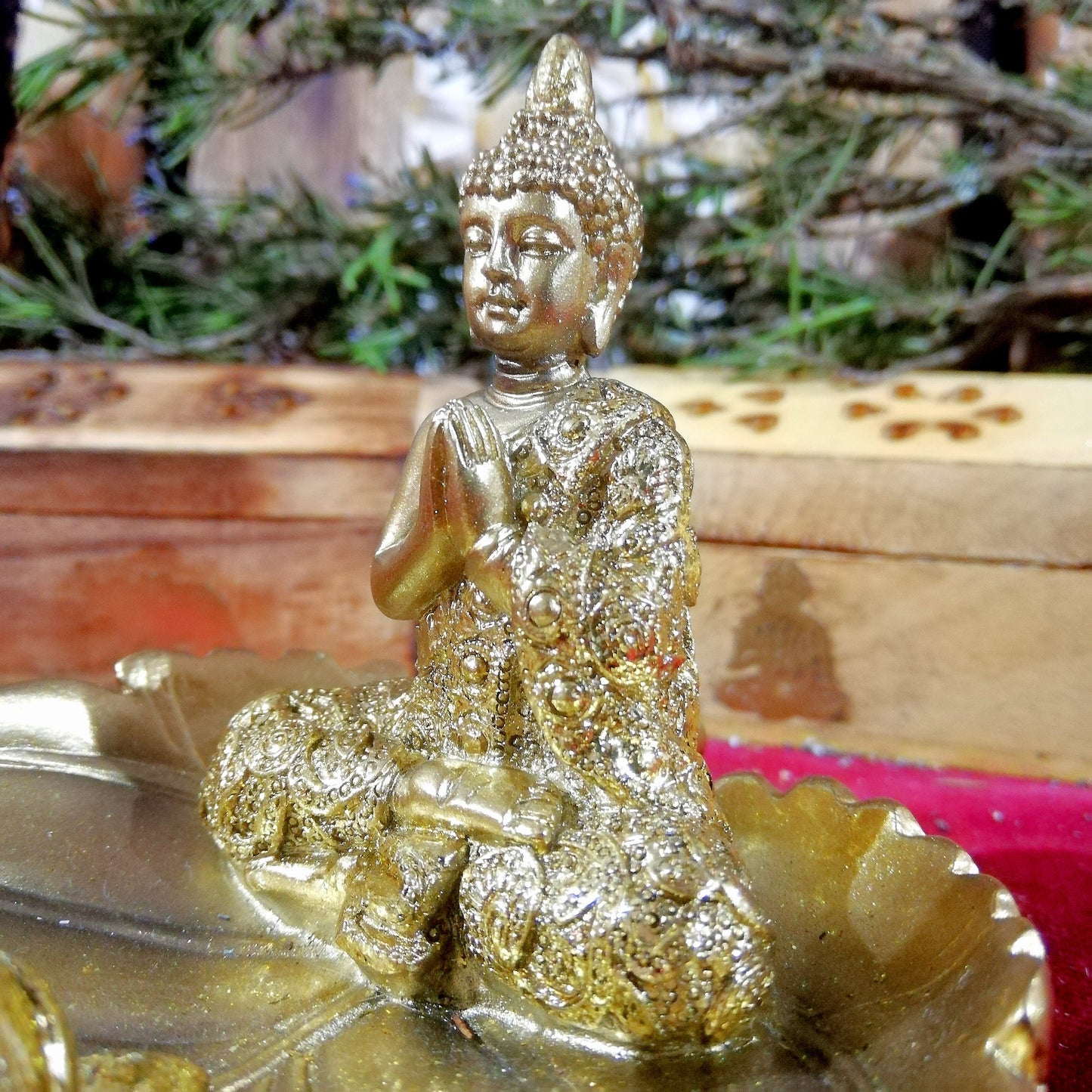 Quemador Buda Dorado