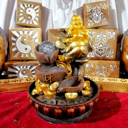 Fuente Buda Pekon con Bola
