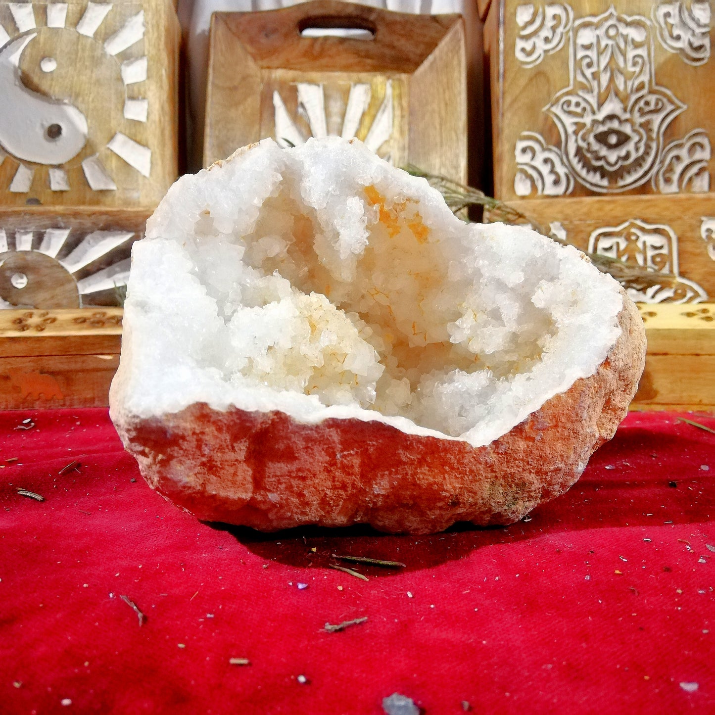 Geodas de Cuarzo Blanco 1/2kg