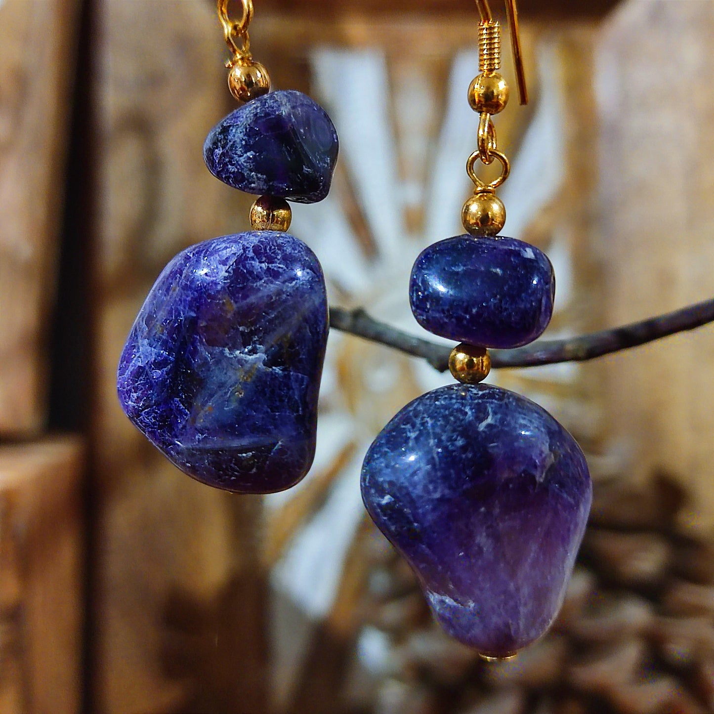 Pendientes Rodado Amatista