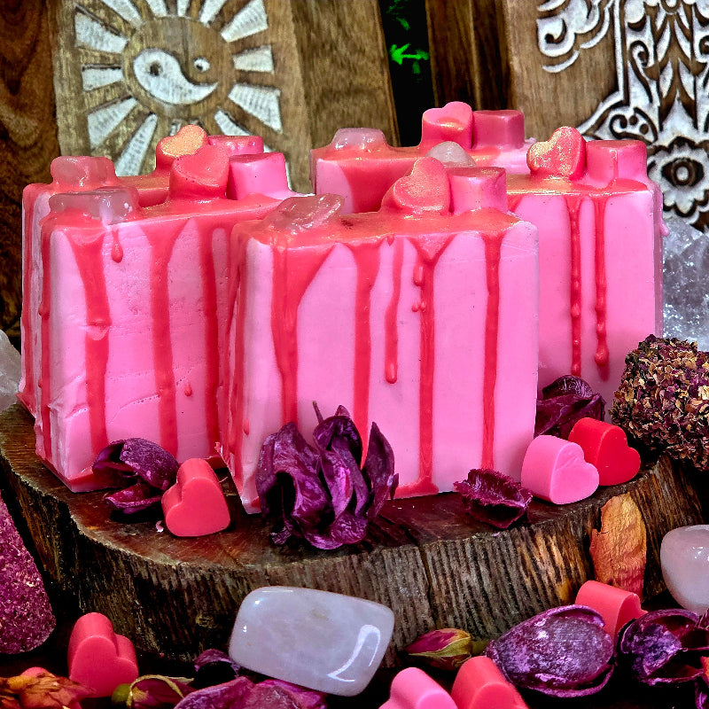 Jabon de Rosas 100% Natural con Manteca de Karite y Aceite de rosas Nutritivo / Regenerador / Hidratante / Antiinflamatorio 