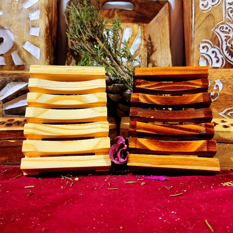 Jabonera de Madera para Cosmetica Natural