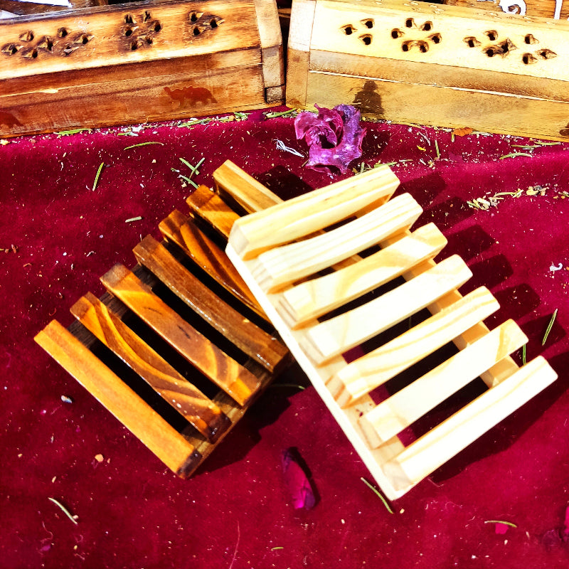 Jabonera de Madera para Cosmetica Natural