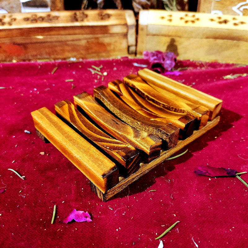 Jabonera de Madera para Cosmetica Natural