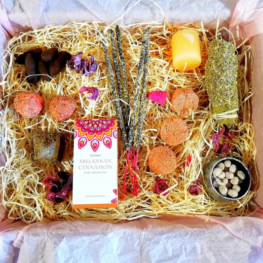 Kit de inciensos completo para limpiar, proteger, atraer energía positiva, equilibrar emociones y renovar tu espacio espiritual. Con aromas y hierbas naturales, arcania artesania.