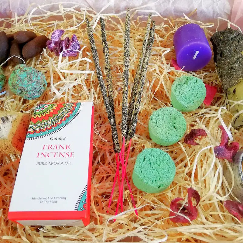 Kit ritual de inciensos para limpiar energías negativas, purificar espacios, renovar vibraciones y aportar claridad, paz y armonía. Con aromas y hierbas naturales, arcania artesania.