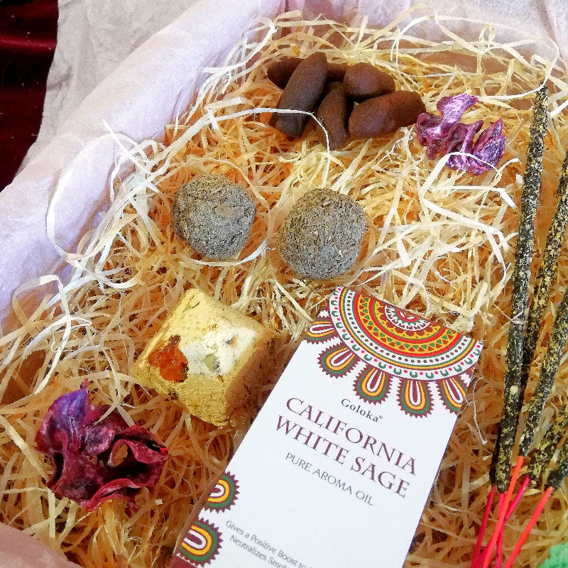 Kit ritual de inciensos para proteger tu energía, limpiar el aura, sanar emociones, elevar la vibración y crear un espacio seguro y equilibrado.