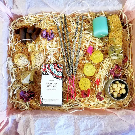 Kit ritual de inciensos para relajación y armonía, reduce estrés, equilibra emociones y crea un ambiente tranquilo y positivo en tu hogar o ritual. Con aromas y hierbas naturales, arcania artesania.