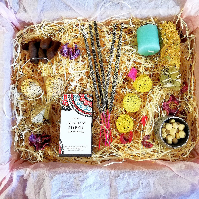 Kit ritual de inciensos para relajación y armonía, reduce estrés, equilibra emociones y crea un ambiente tranquilo y positivo en tu hogar o ritual.