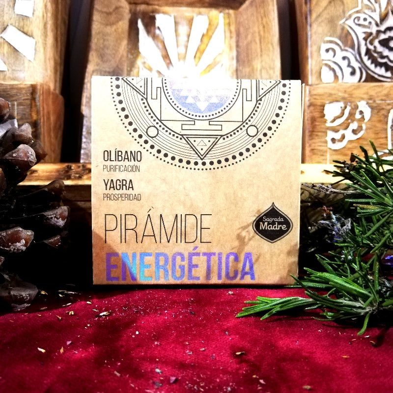 Piramide Energetica Yagra y Olibano Prosperidad  Abundancia  Purificacion