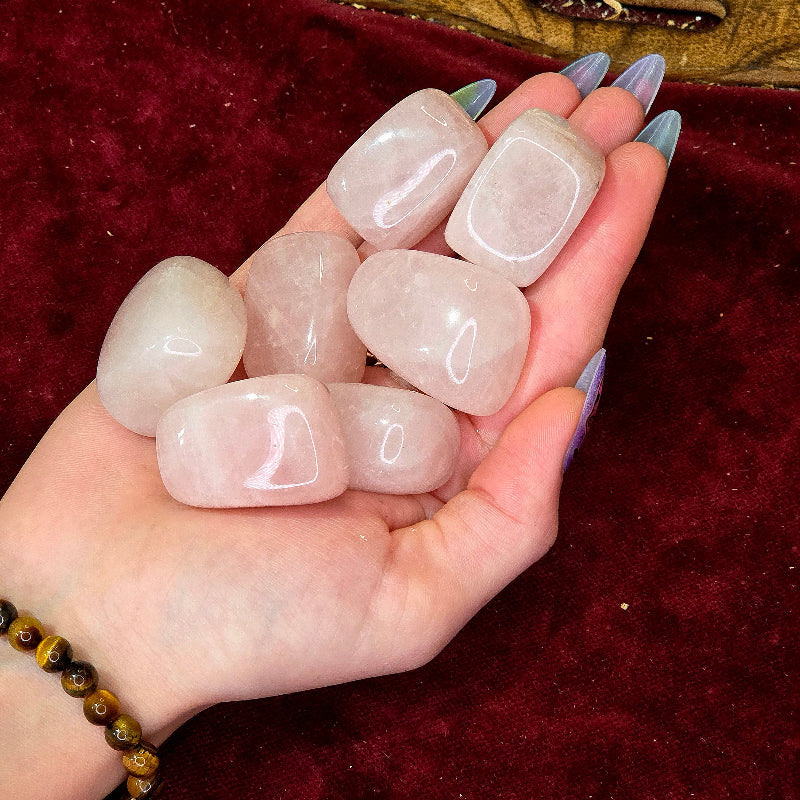 Rodado Cuarzo Rosa – Amor, Armonía y Paz Interior | Piedra Natural