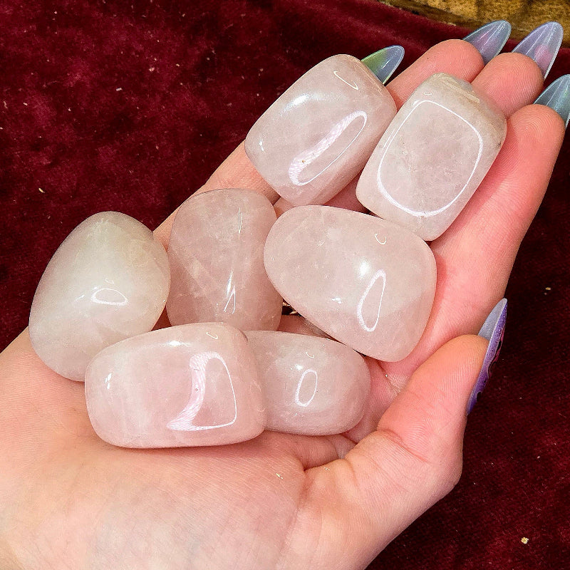 Rodado Cuarzo Rosa – Amor, Armonía y Paz Interior | Piedra Natural
