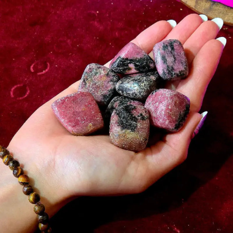 Sana tus vínculos y encuentra el equilibrio con nuestro Rodado de Rodonita Natural. Con su hermoso tono rosado y sus vetas oscuras, simboliza la compasión y la amistad, ayudando a resolver conflictos, superar estados de codependencia y limpiar las heridas del pasado.