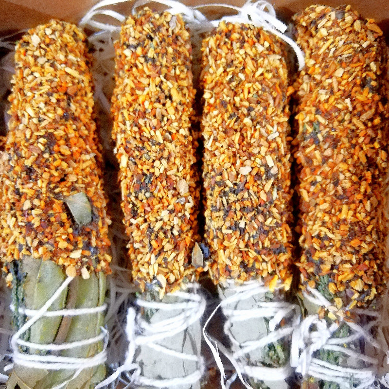 Sahumerio Natural Mirra y Palo Santo - Limpieza Espiritual / Armonia / Sanacion / Equilibrio