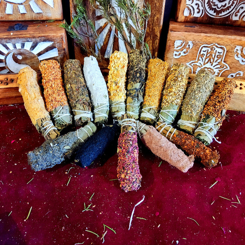Sahumerios de hierbas naturales para sahumar estancias