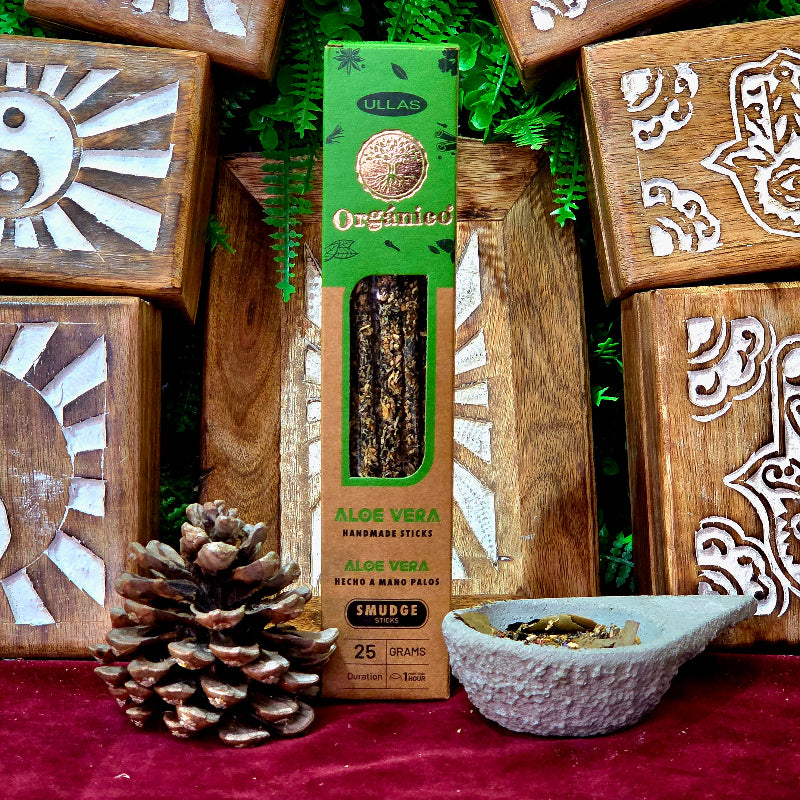 Varillas Incienso Aloe Vera - Purificación / Calma / Bienestar / Armonía