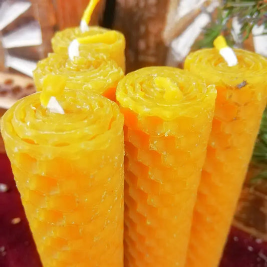 Un pilar de luz dorada y profunda energía para sostener tus rituales más potentes en los días maestros. Potencia tus intenciones con nuestras Velas de Miel de 2.x10cm. Elaboradas a mano con cera de abeja pura, su formato grande y de larga duración es ideal para los rituales de abundancia y apertura de caminos de los días 11 y 22.