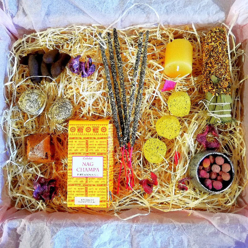 Kit ritual con inciensos para ayudarte a activar tu mente, ordenar tus pensamientos, mejorar la concentración, claridad y enfoque durante estudio o trabajo.