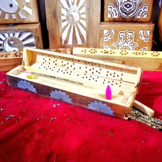 Portainciensos Madera Grande